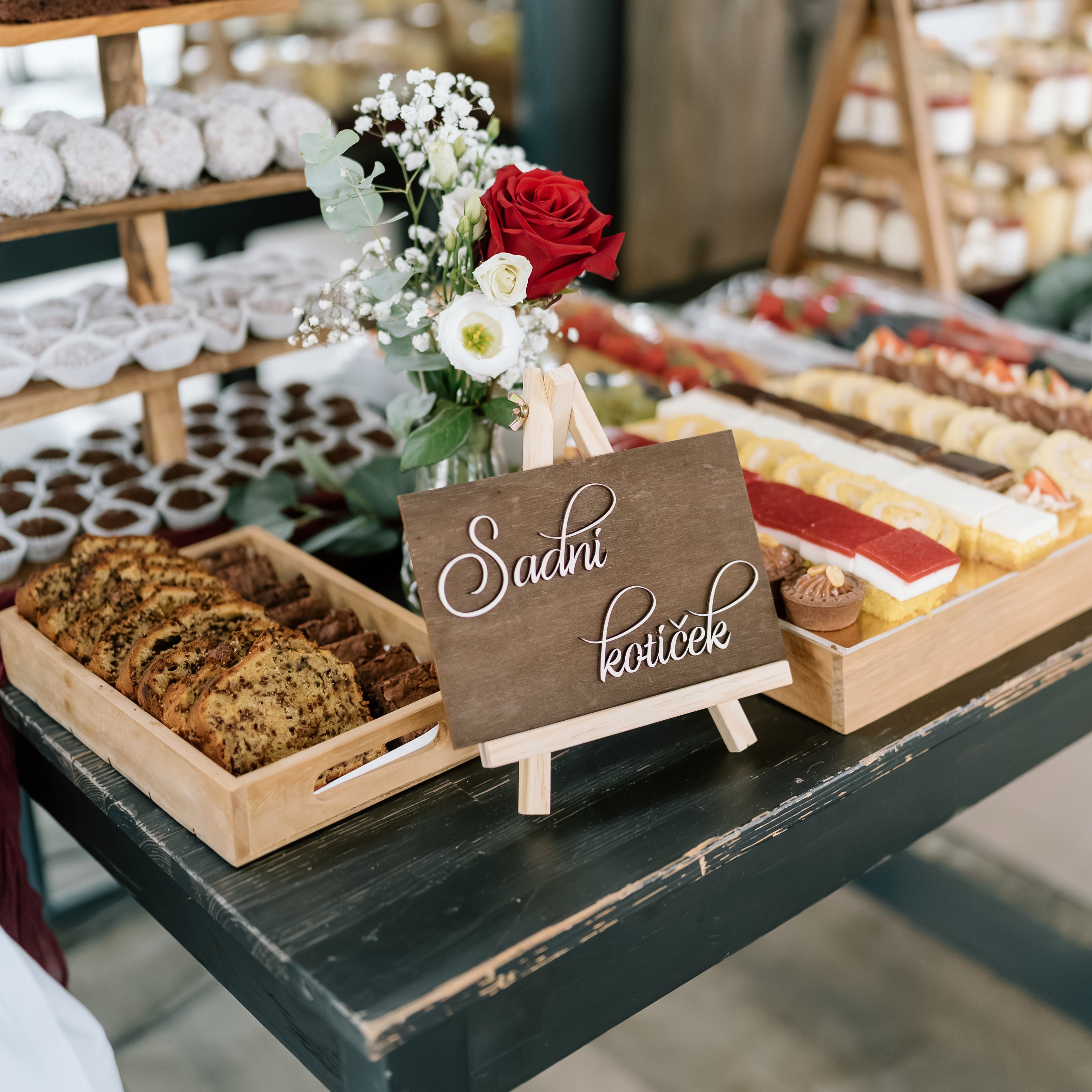 Lesena tablica - sadni kotiček