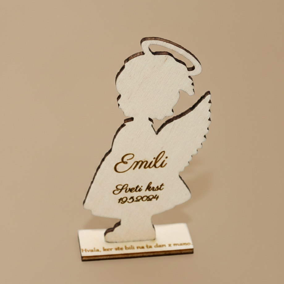 Zahvalni angelček s podstavkom