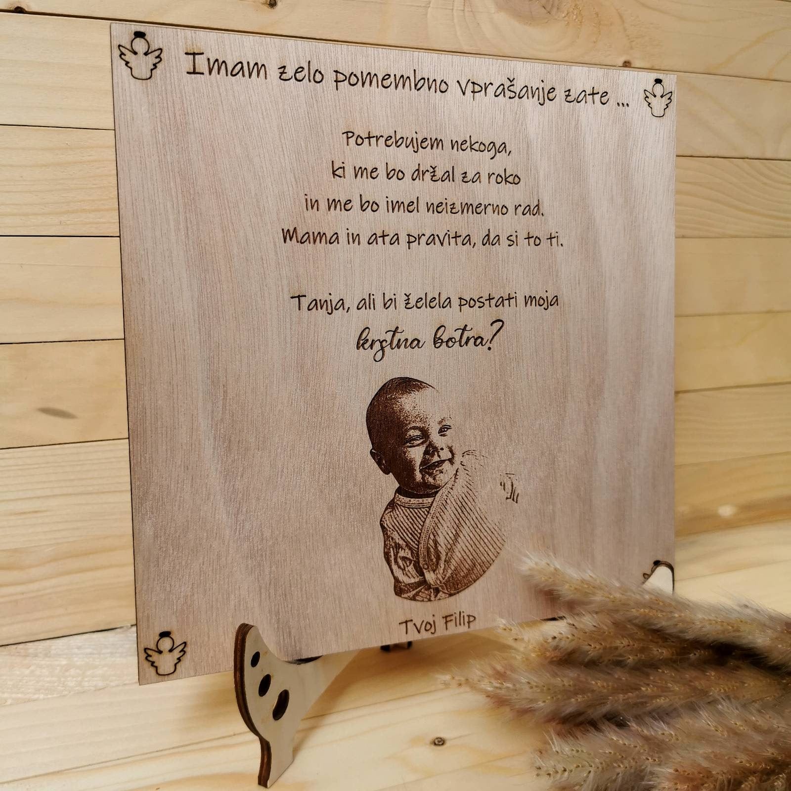 Krstna prošnja - s sliko otroka