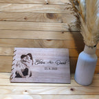 Poročna voščilnica s sliko