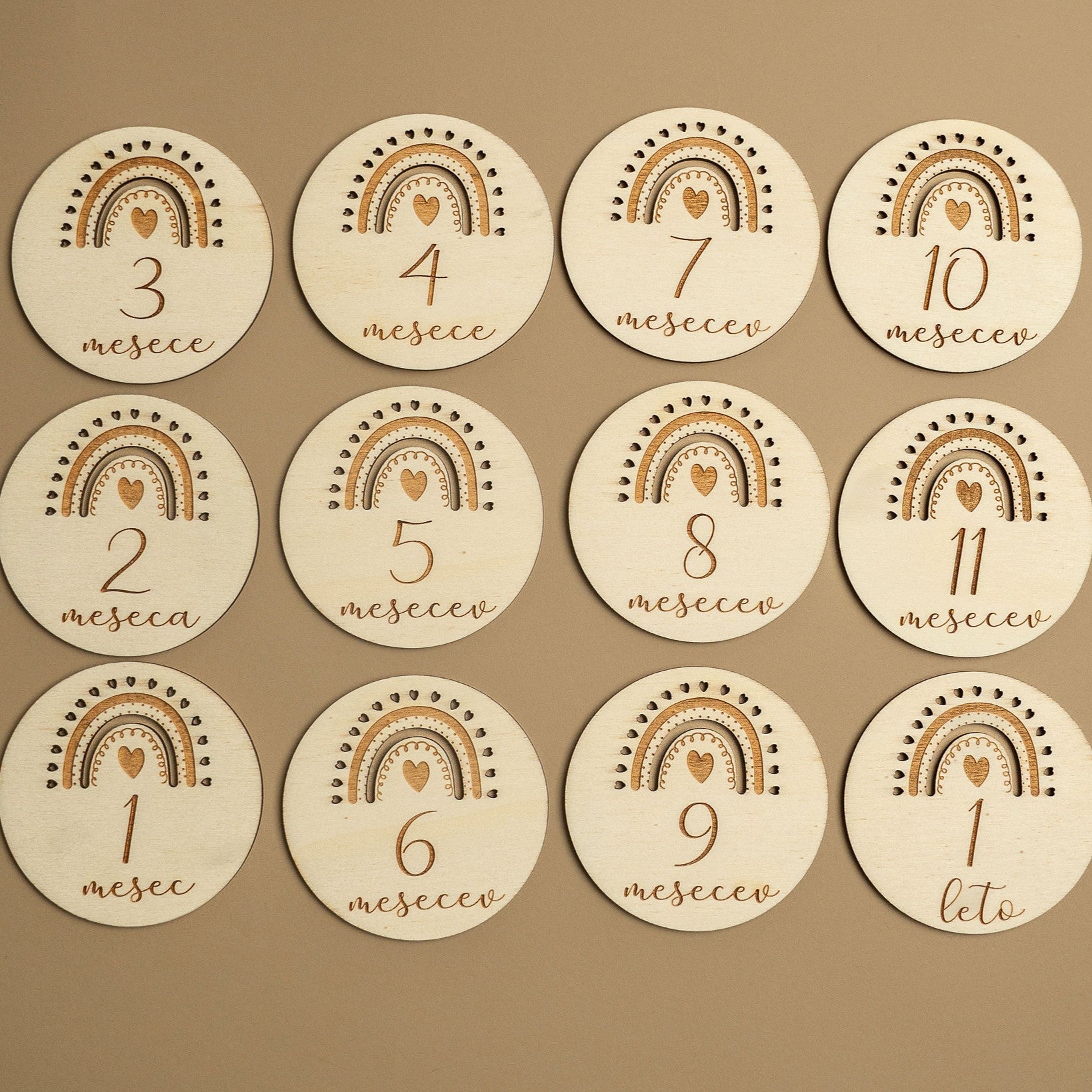 Kartice mejnikov - mavrica