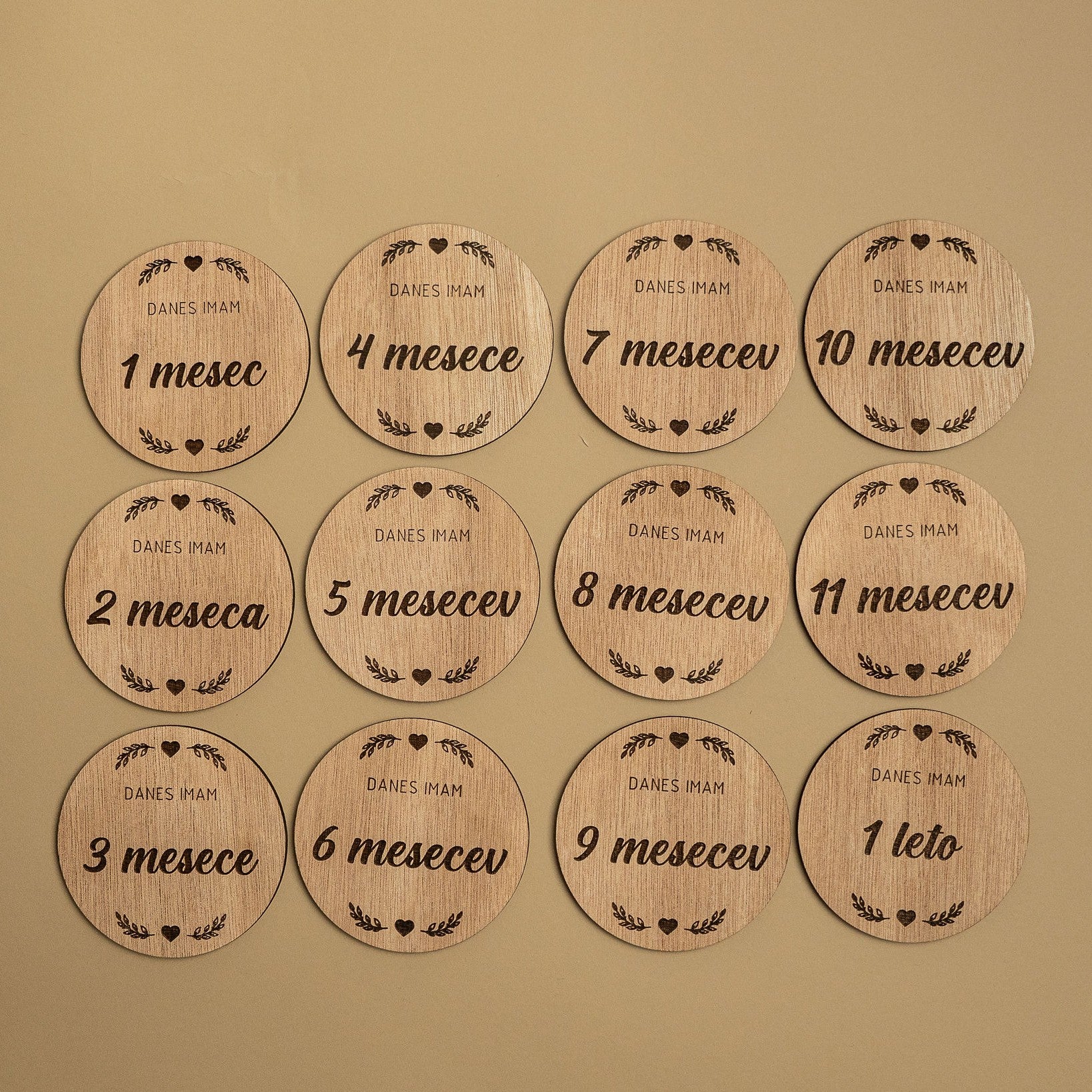 Kartice mejnikov - srček