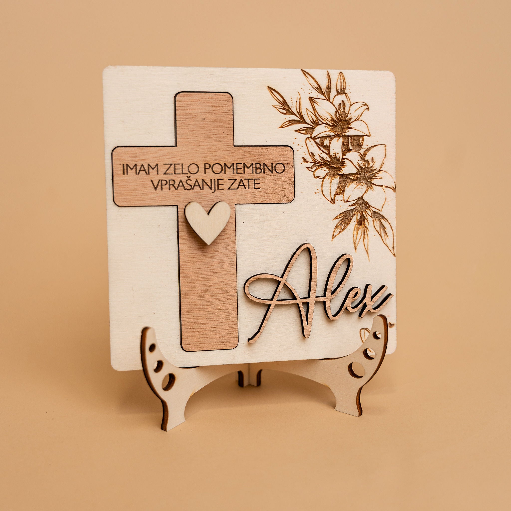 Krstna prošnja - križ