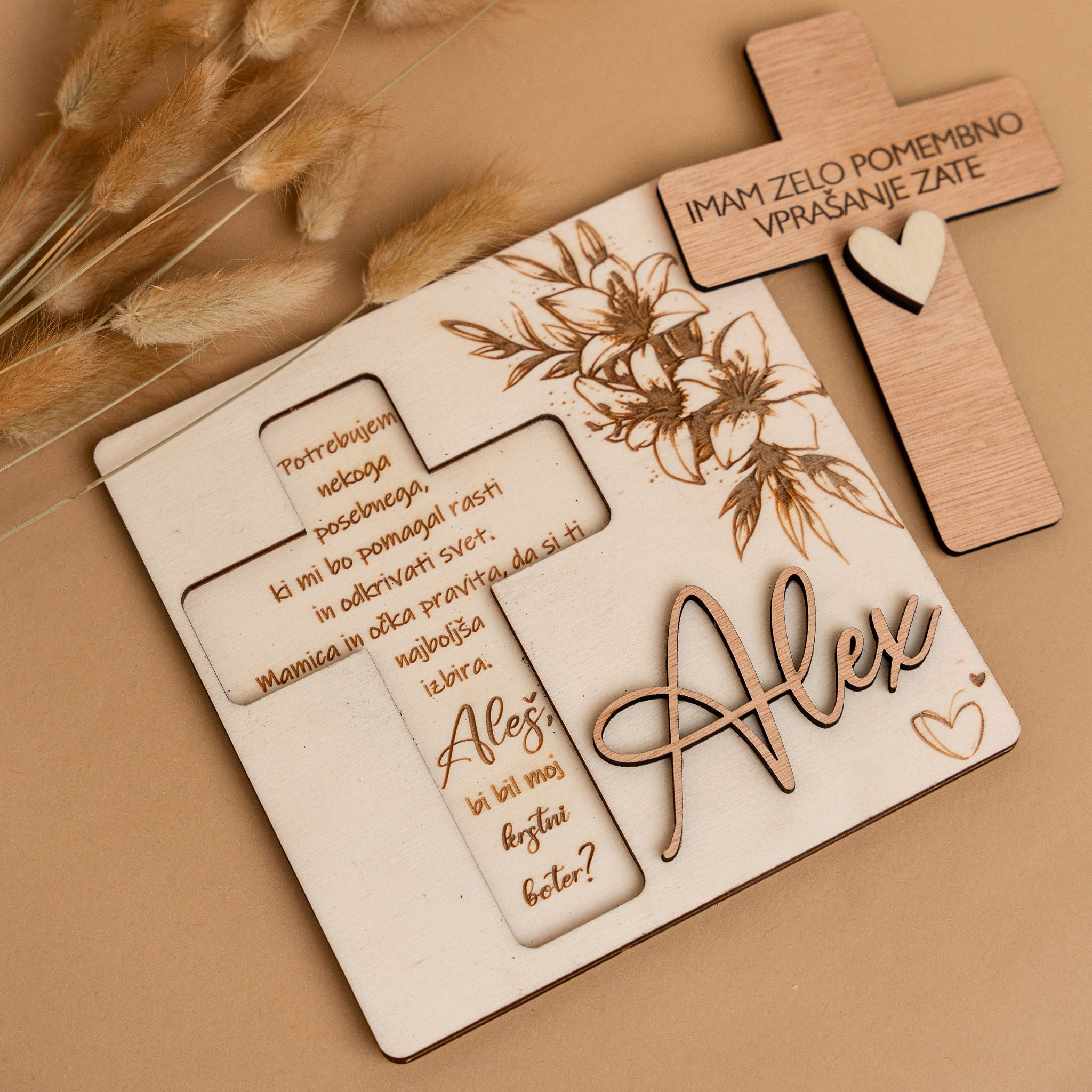 Krstna prošnja - križ