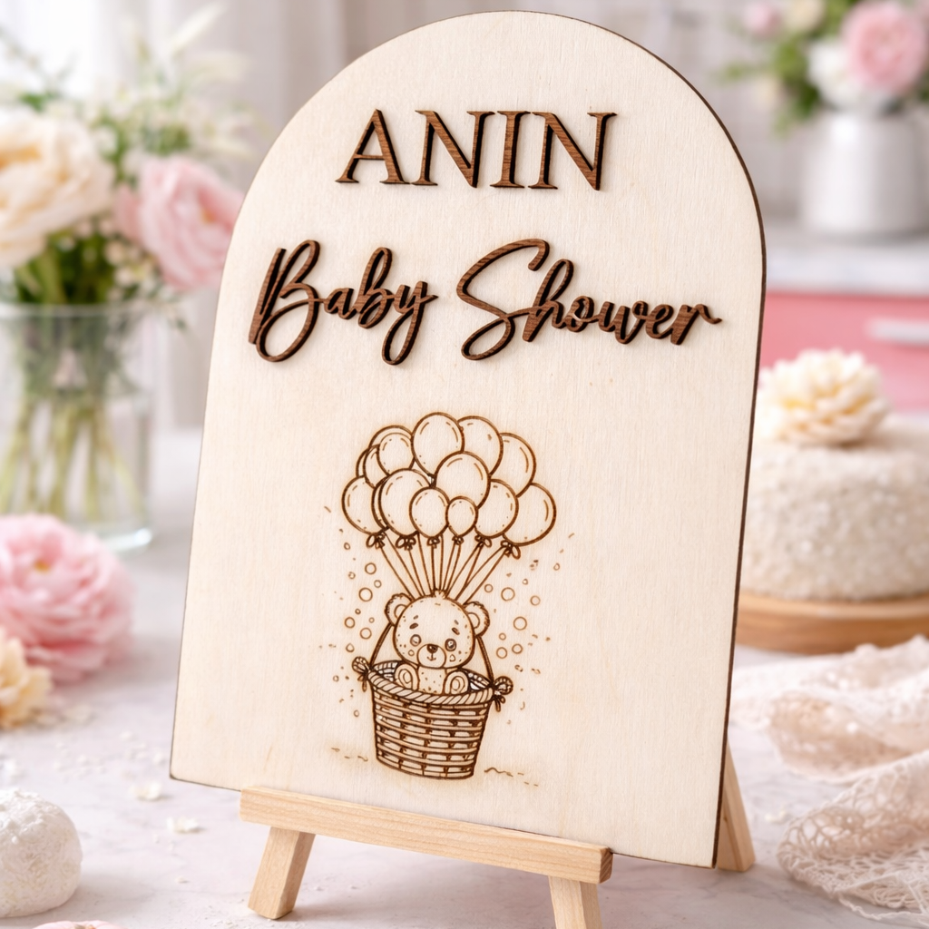 Baby shower tablica