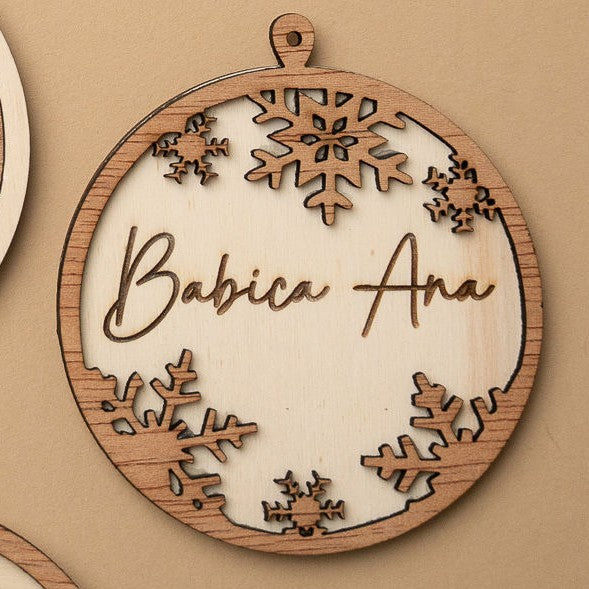 Božični okrasek - 3D snežinka